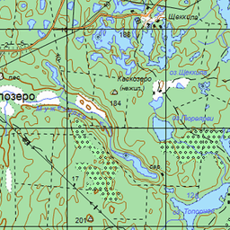 Карта пряжинского района карелии с названиями озер
