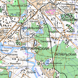 Карта люберецкого района московской области с населенными пунктами