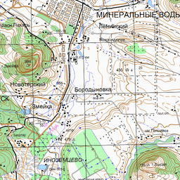 Георгиевск карта спутник