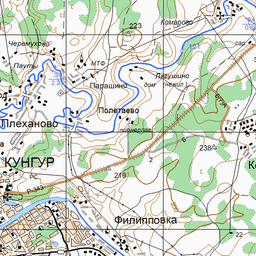 Первомайка кунгур карта