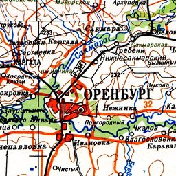 Дедуровка карта оренбургская область