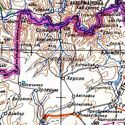 Карта хабарное г новотроицк