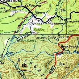 Карта поселка памяти 13 борцов