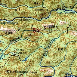 Карта курагино